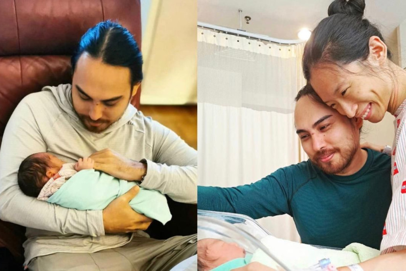 Penantian Tujuh Tahun Berakhir Jehan Miskin Timang Cahaya Mata Pertama Selamat Datang Ke Dunia Anak Lelaki Saya Axel Nova Rhee Hiburan Mstar