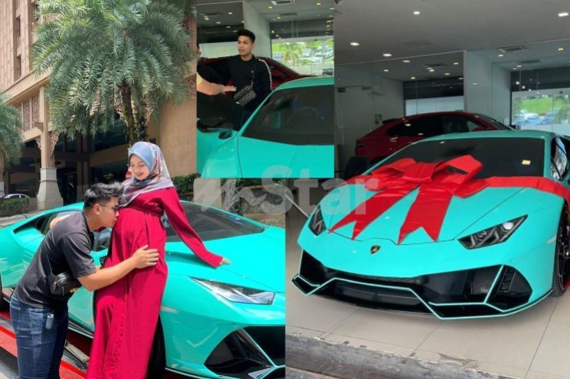 Evaluable Numeric Be Wow! Bakal ibu buat kejutan hadiah Lamborghini RM2 juta strategi 'ikat'  suami, harap diberi lebih perhatian ketika berpantang - Viral | mStar