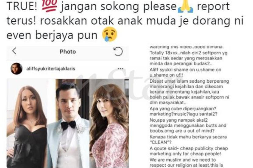 Netizen Buat Laporan Mahu Youtube Lenyapkan Lagu Bobo Dimana Aliff Syukri Sajat Hiburan Mstar